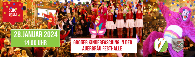 Kinderball in der Auerbräufesthalle